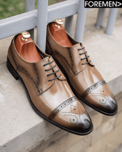 YURINA | Brown brogue Derby