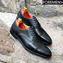 WILLIAM | Black Cap Toe Derby