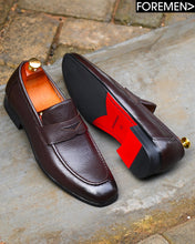 GEORGIA | Coffee Leather Loafers