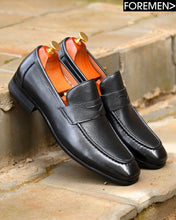 GEORGIA | Black Leather Loafers