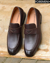 GEORGIA | Coffee Leather Loafers