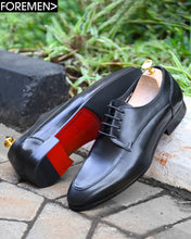 ALEXANDER | Black Leather Derbies