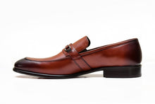 Brown Foremen Leather Slip-on with rubber sole