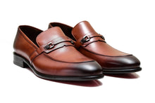 Brown Foremen Leather Slip-on with rubber sole
