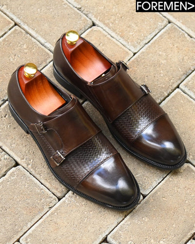 TOM LOBB | Coffee Double Monkstrap